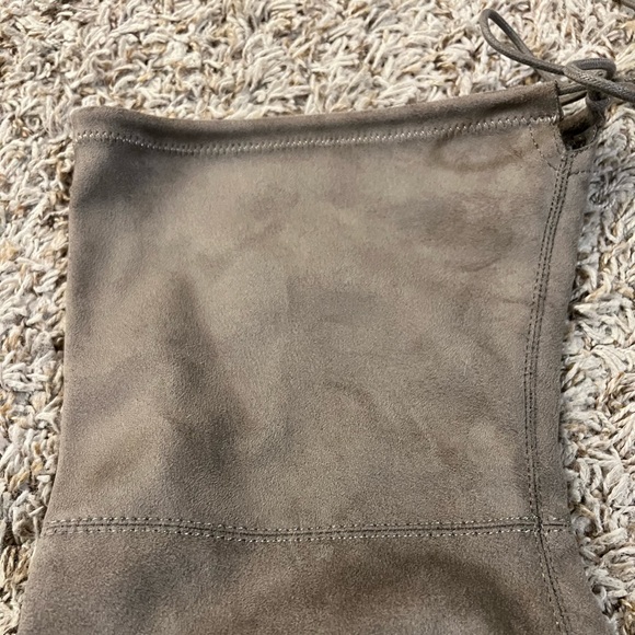 Taupe over the knee boots - Picture 2 of 5